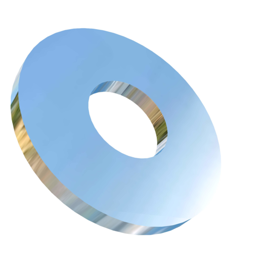 Titanium #6 Allied Titanium Flat Washer 0.032 Thick X 3/8 Inch Outside Diameter (With Certs and CoC)